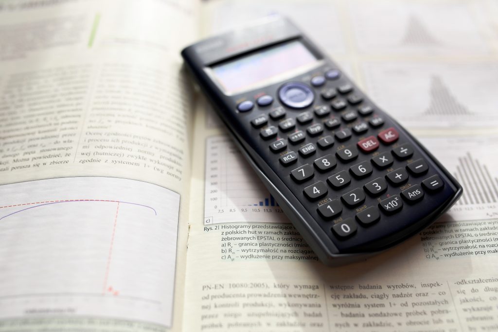 Maths Textbook and Calculator