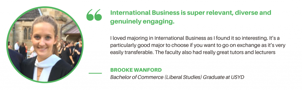 Bachelor of Commerce USYD - Student Quote