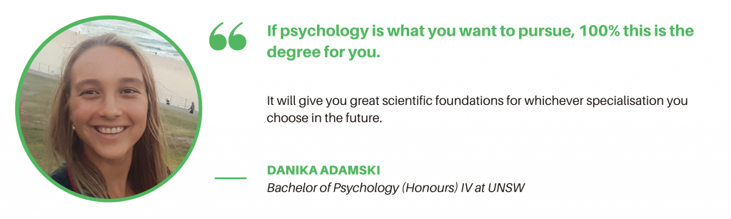 UNSW Psychology - Student Quote