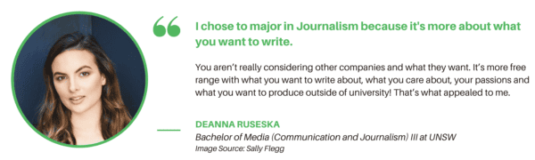 Bachelor of Media UNSW - Student Quote