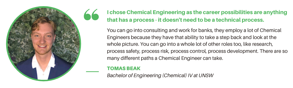 UNSW Chemical Engineering - Student Quote