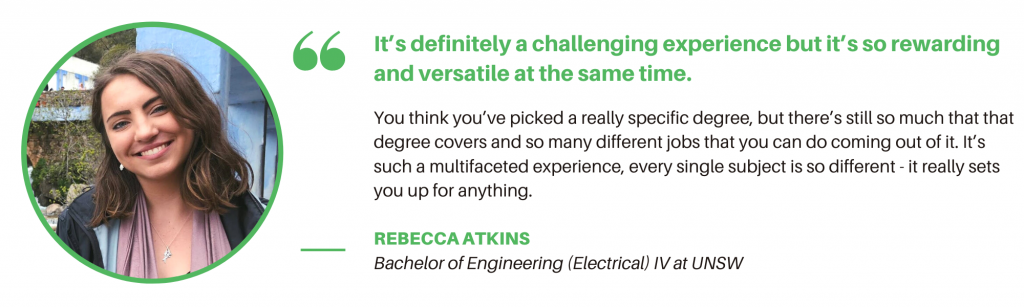 UNSW Electrical Engineering - Student Quote