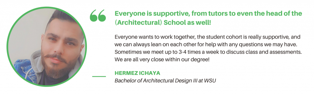 Western Sydney University Architecture - Student Quote