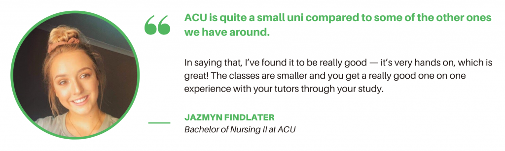 ACU Nursing - Student Quote