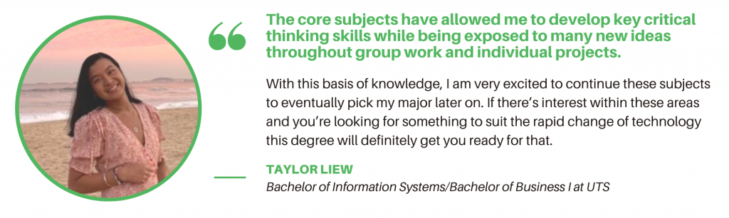 UTS Information Systems - Student Quote