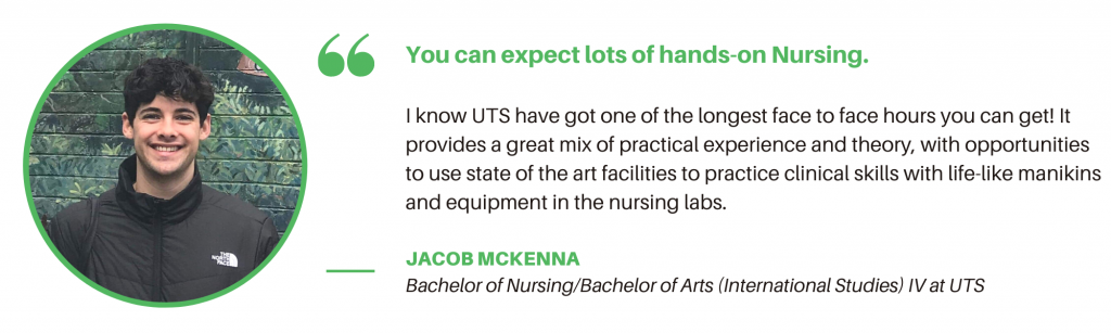 UTS Bachelor of Nursing - Student Quote