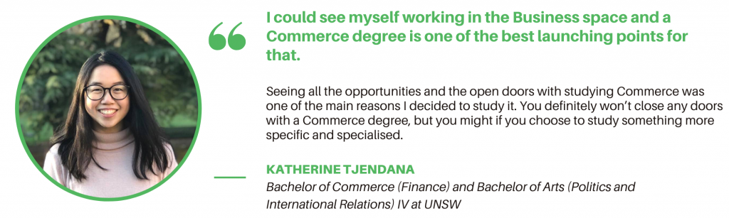 UNSW Commerce - Student Quote