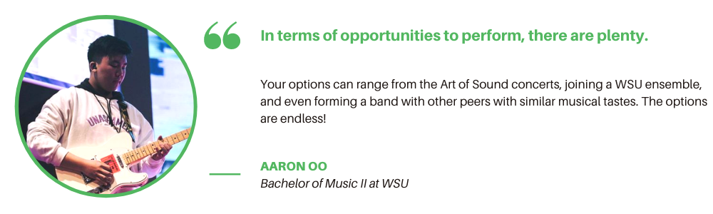 Western Sydney University Music - Student Quote