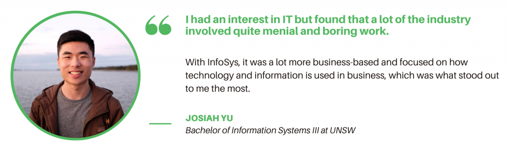 UNSW Information Systems - Student Quote 1