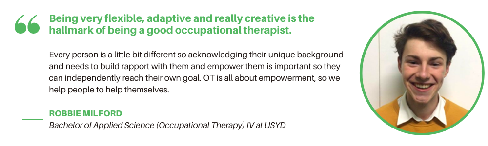 Occupational Therapy USYD - Student Quote 2