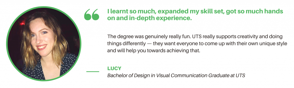 UTS Visual Communication - Student Quote