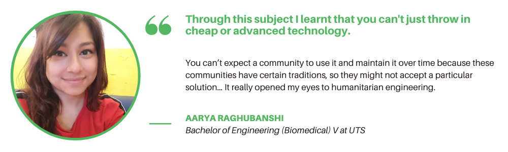 Biomedical Engineering UTS - Student Quote