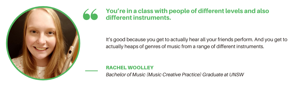 UNSW Music - Student Quote