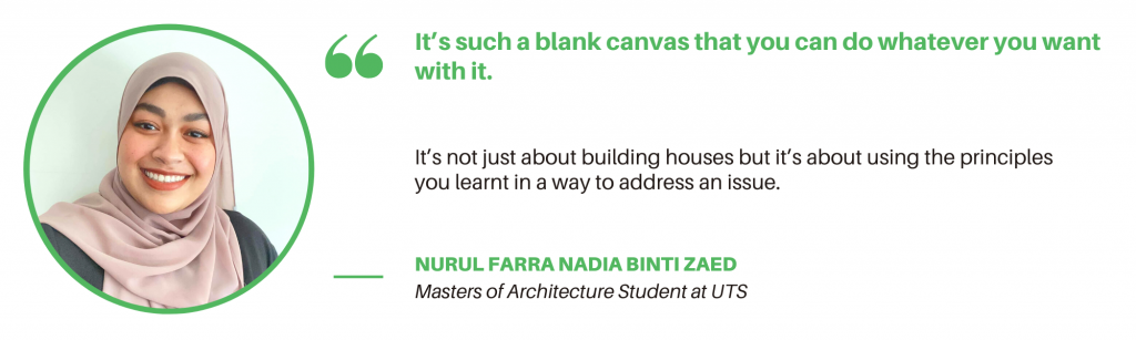 Architecture UTS - Student Quote