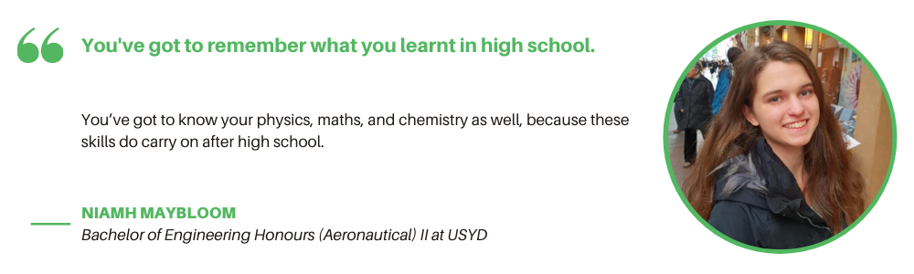 USYD Aeronautical Engineering - Student Quote 2