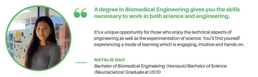 USYD Biomedical Engineering - Student Quote