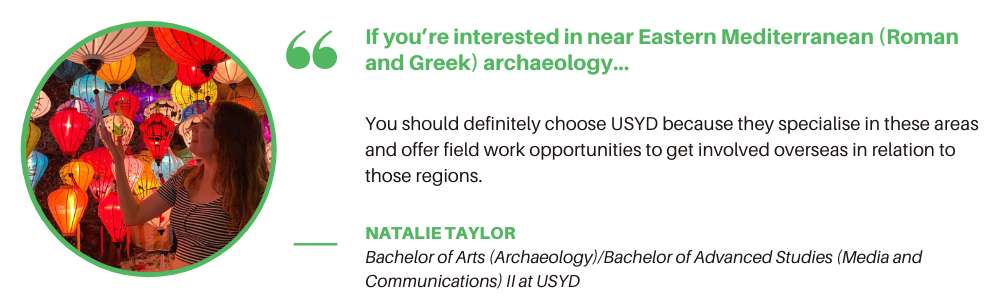 Archaeology USYD - Student Quote