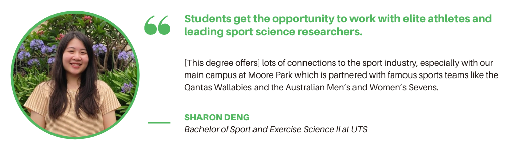 UTS Sport and Exercise Science - Student Quote