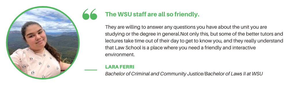 Law WSU - Student Quote
