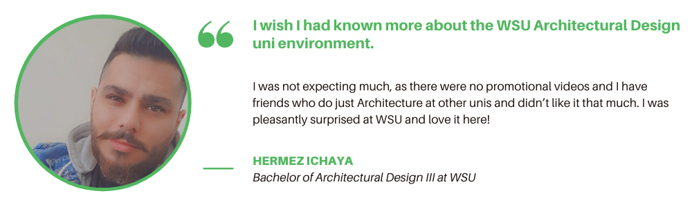 WSU Architecture - Student Quote