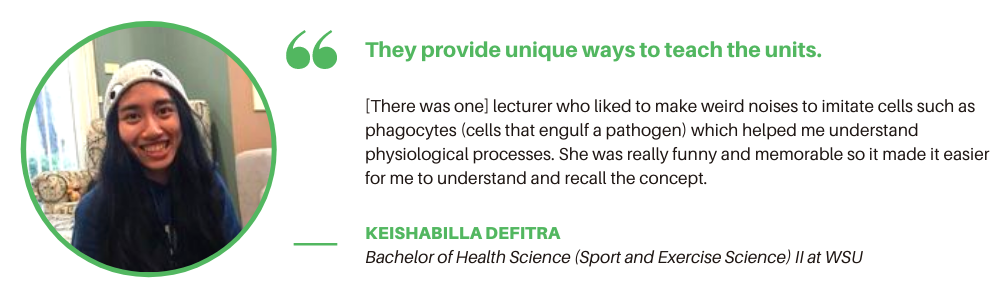Sport and Exercise Science WSU - Student Quote