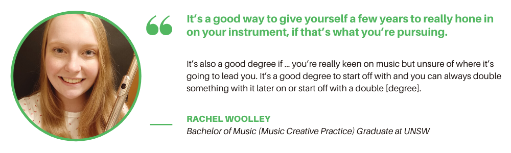 Bachelor of Music UNSW - Quote