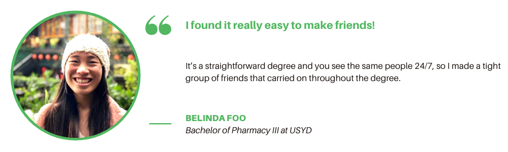 USYD Bachelor of Pharmacy - Quote