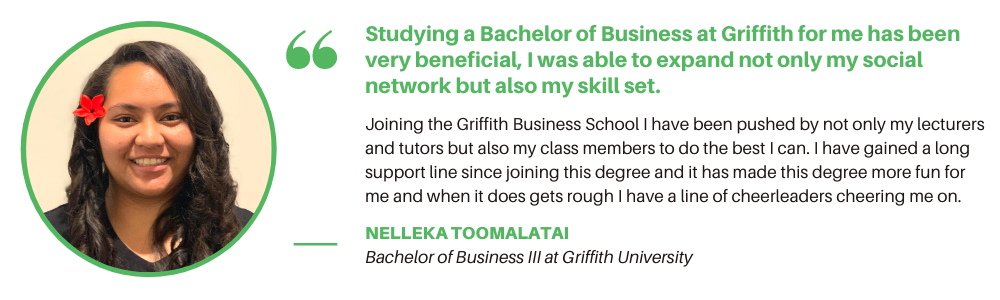 Griffith University Bachelor of Business - Quote