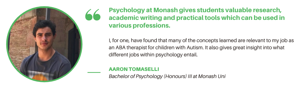 Monash Psychology - Quote