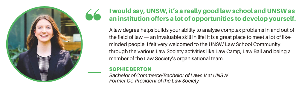 Law UNSW - Quote