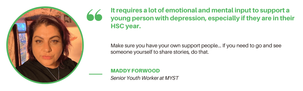 Quote from Maddy Forwood - Depressed Child