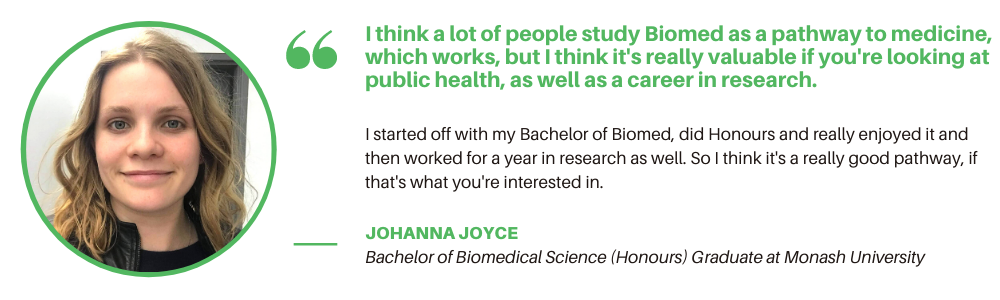 Biomedical Science Monash - Quote
