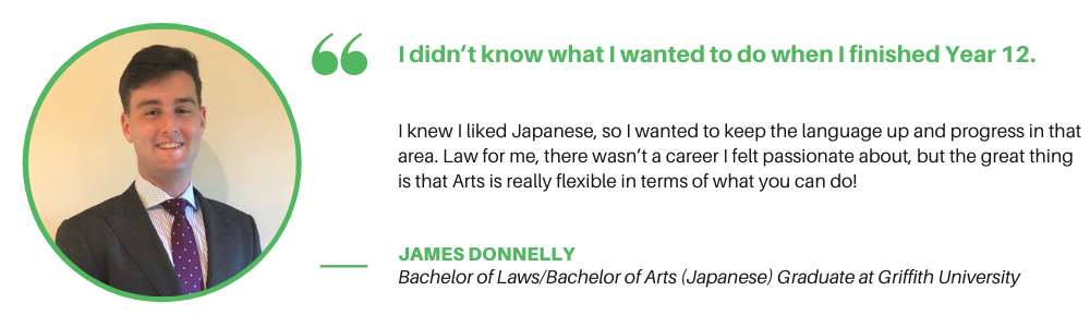 Griffith Bachelor of Arts - Quote