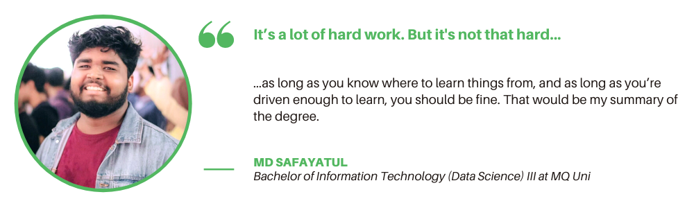 Bachelor of IT MQ - Quote