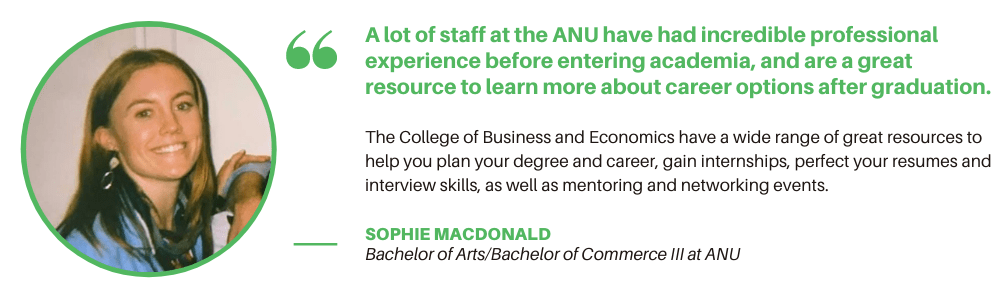 ANU Bachelor of Commerce - Quote