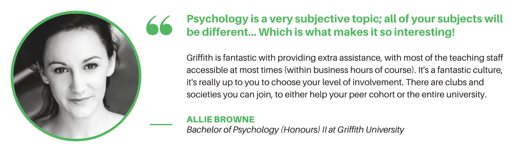 Bachelor of Psychology Griffith - Quote