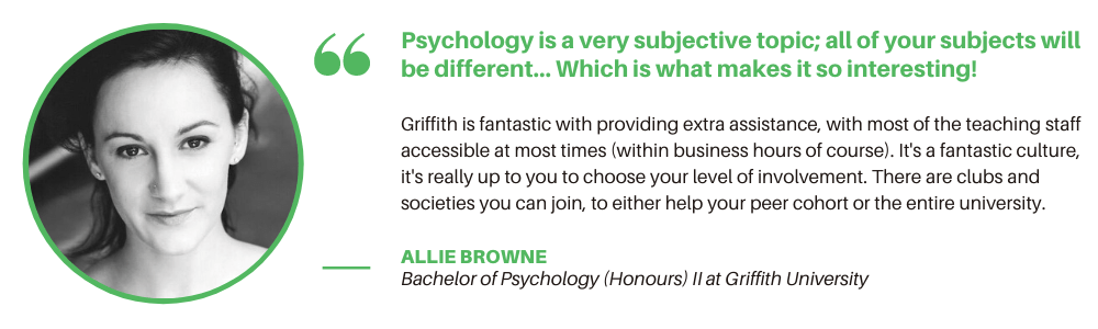 Bachelor of Psychology Griffith - Quote