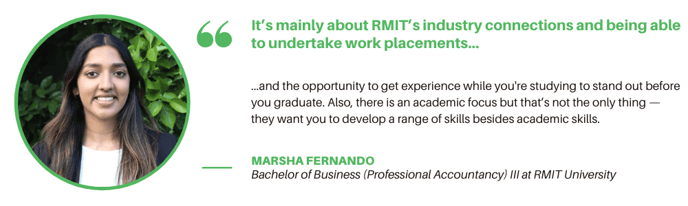RMIT Bachelor of Business - Quote