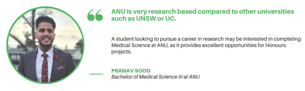 ANU Medical Science - Quote