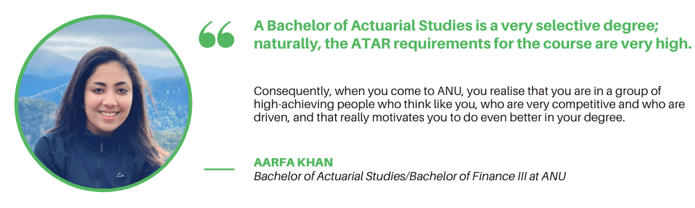 Actuarial Studies ANU - Quote 1