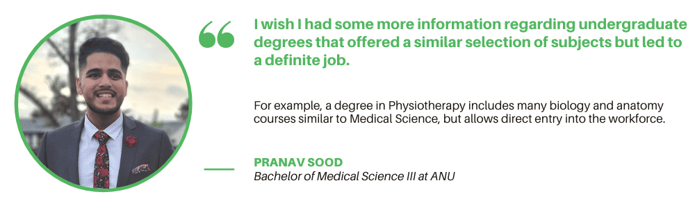 Medical Science ANU - Quote