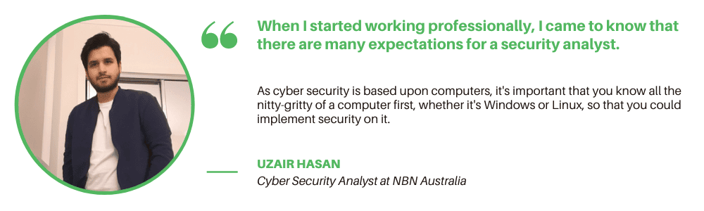 Cyber Security Analyst - Quote