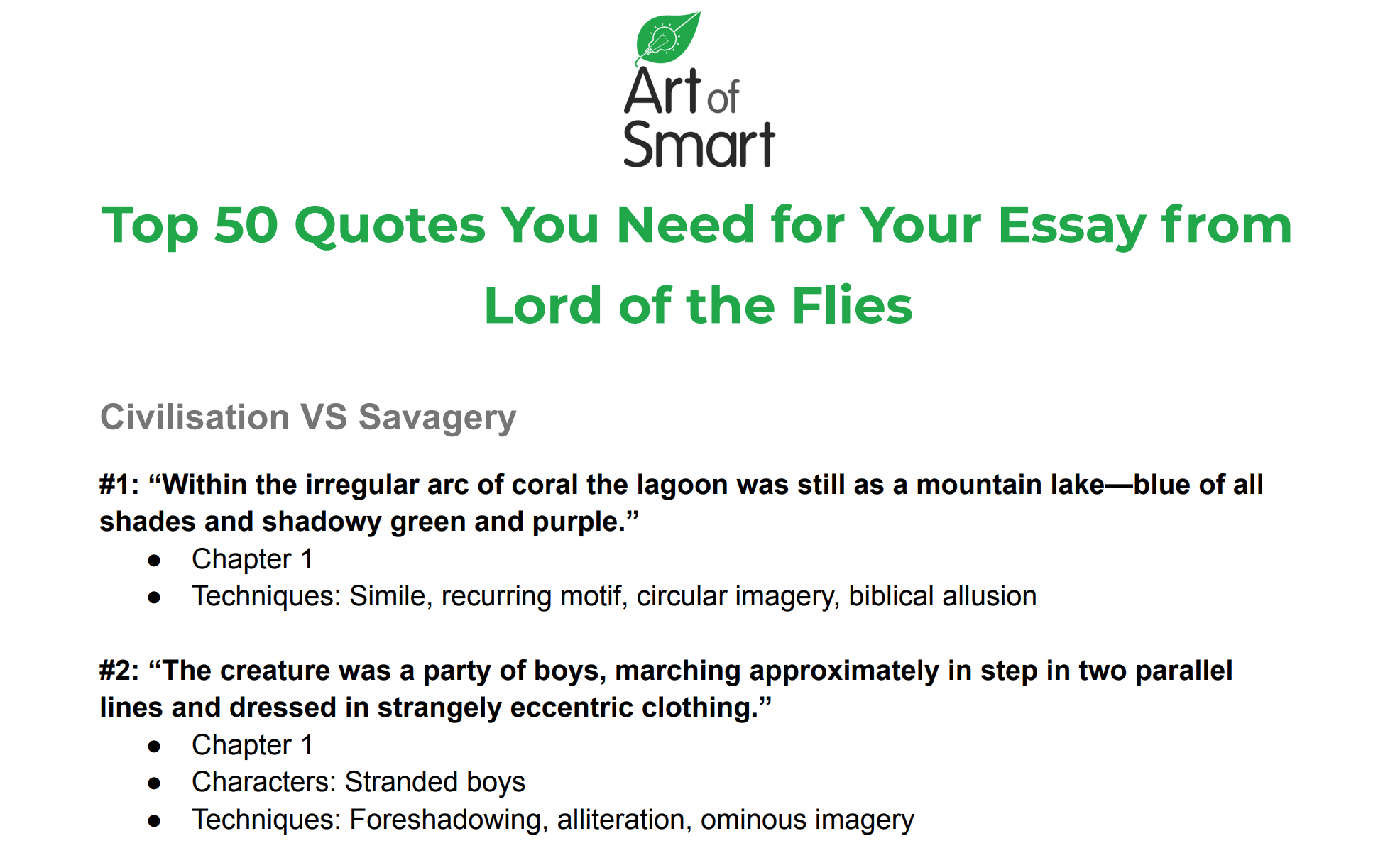 lord of the flies character essay