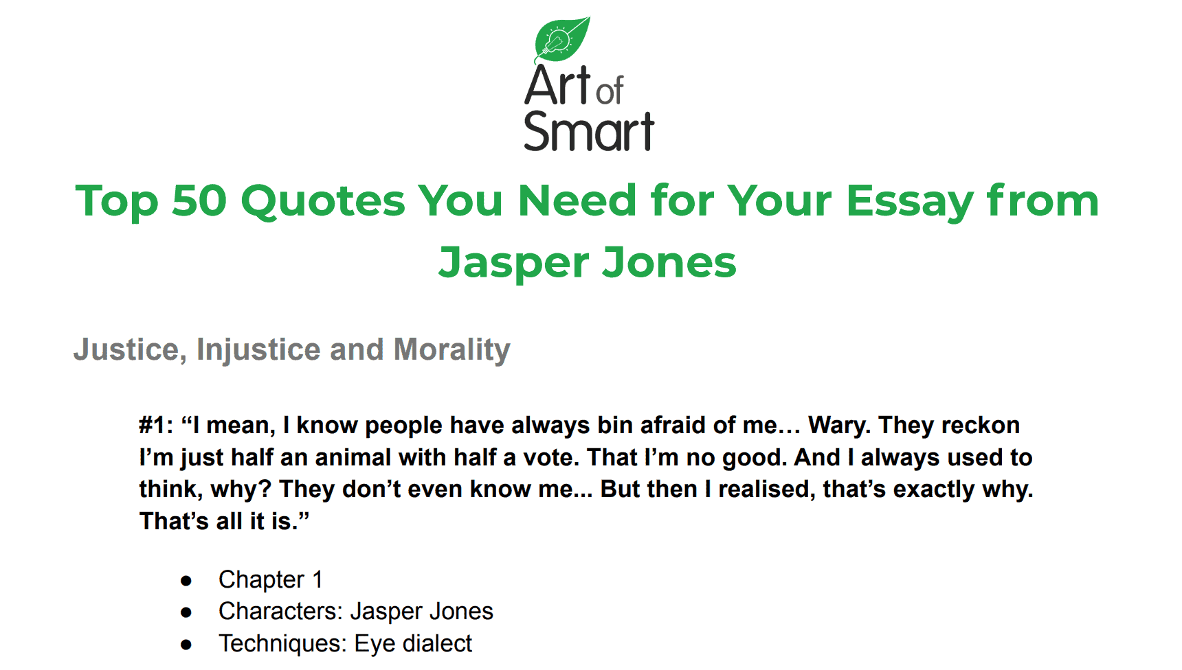 Preview of Jasper Jones Quotes