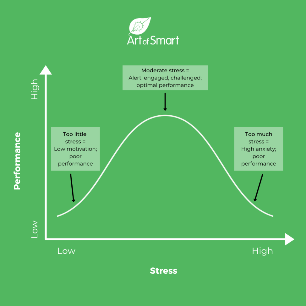 Stress Bell Curve - HSC Anxiety