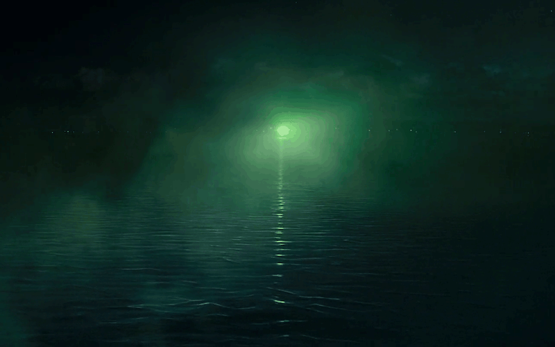 Green Light from the Great Gatsby