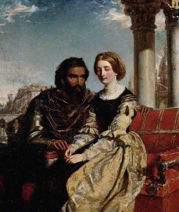 Frith, William Powell, 1819-1909; Othello and Desdemona