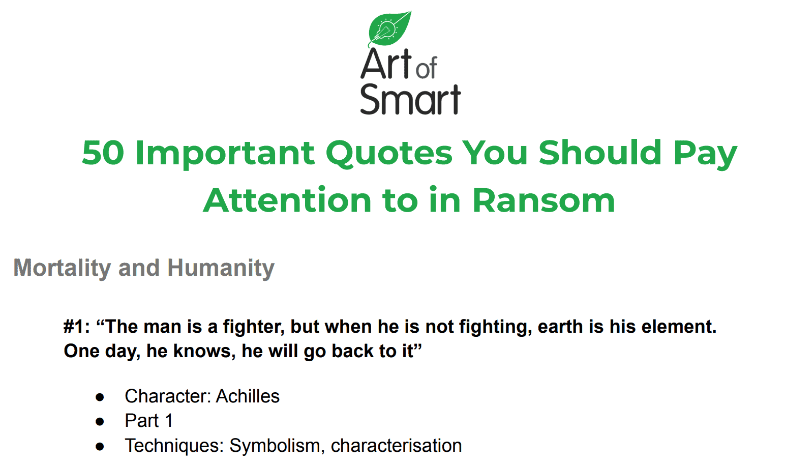 Ransom Quotes Preview