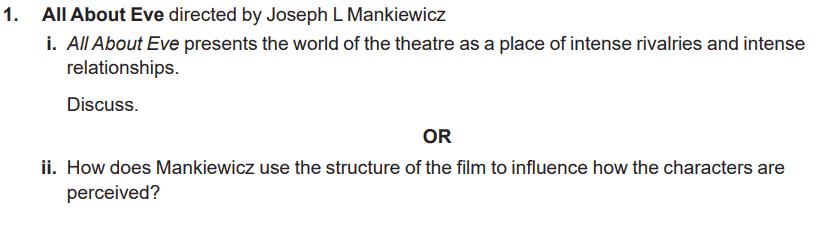 Example Text-Response Question - VCE English Exam