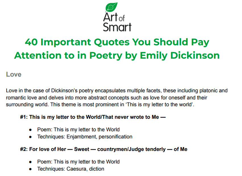 Emily Dickinson Quotes Preview
